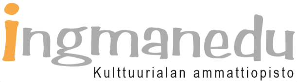 Ingmanedu Kulttuurialan ammattiopisto -logo.